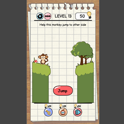 One of Levels in Brain Test Game